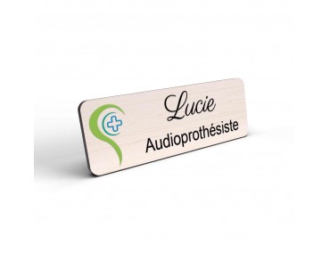 Badge Audioprothésiste Personnalisable couleur